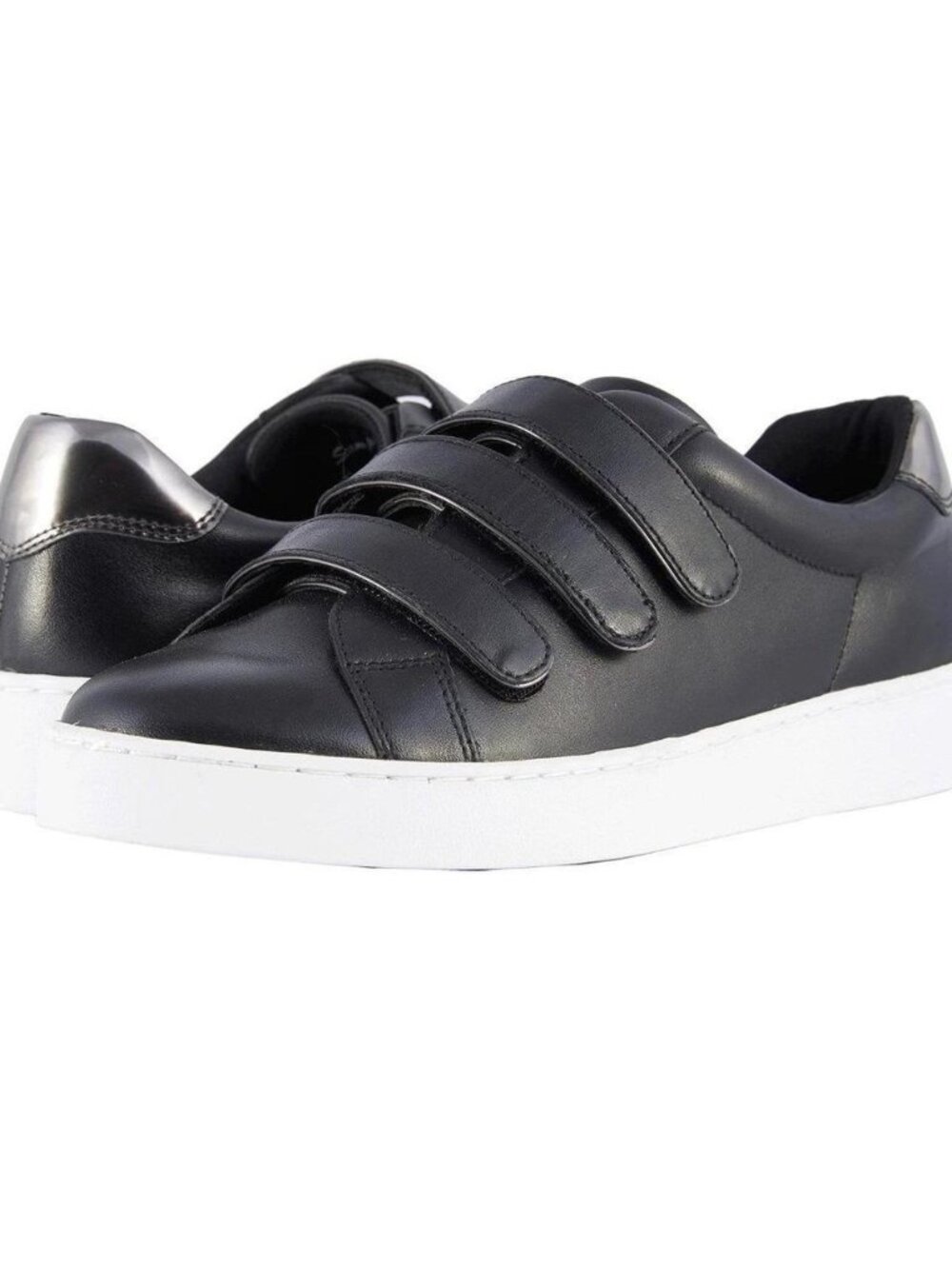 Vionic Women's Size 5 Sneakers Black Bobbi Leather Sneaker - 60% off Retail